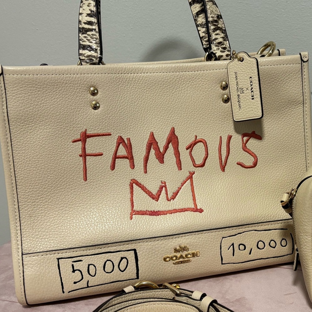 ❌SOLD❌Coach X Jean Michel Basquiat Dempsey Carryall